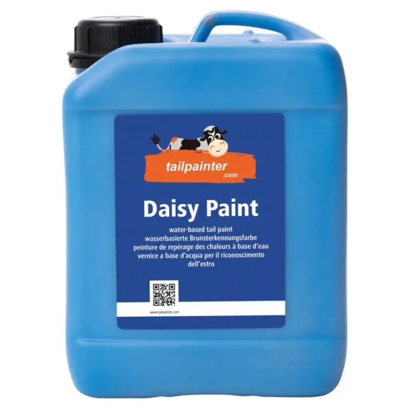 Neu Brunsterkennungsfarbe Daisy Paint blau 2,5 l