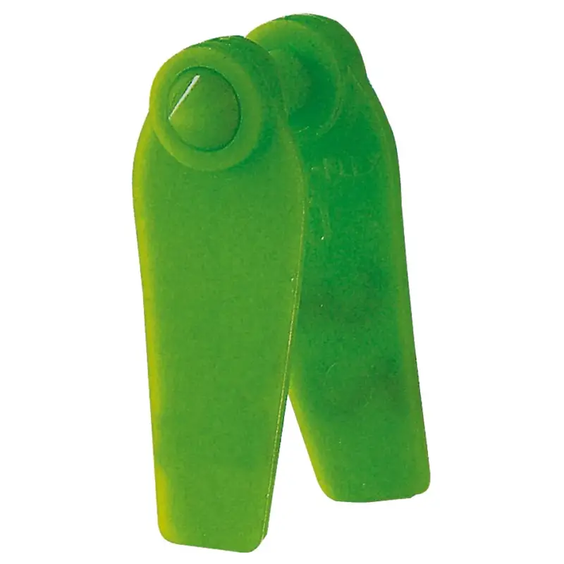 Abverkauf Ohrmarke PrimaFlex blanko grün Gr. 0, 25 Stück
