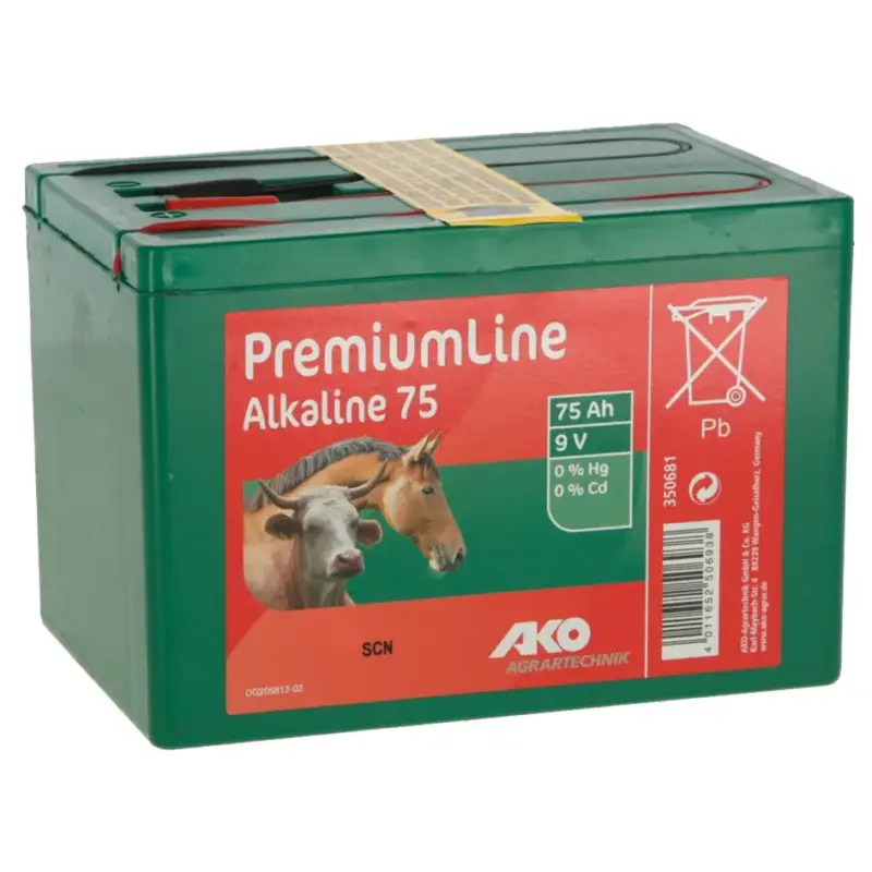 Beliebt AKO Trockenbatterie Alkaline 9 V / 75 Ah