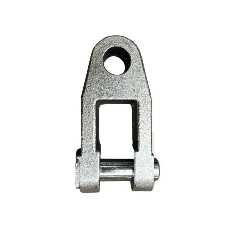 Rabatt Gabelgelenkkopf lang Kat. 2 mit Bolzen, 25,4 x 28,2 mm