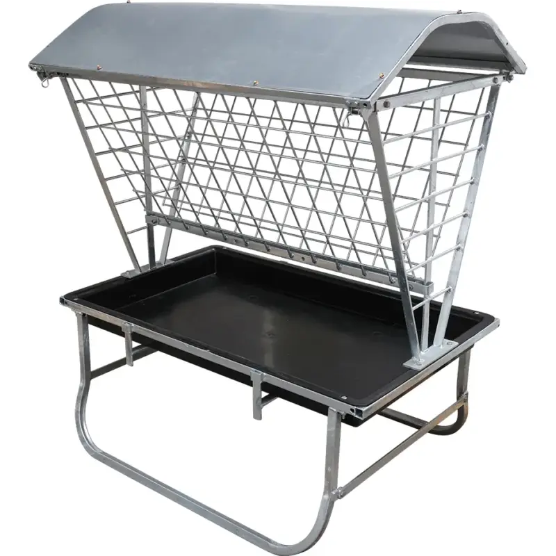 Sale Futterraufe mit Dach 115 x 81 x 131,5 cm