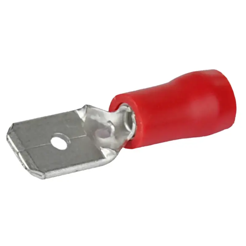 Flachstecker rot 6,3 x 0,8 mm, für Kabel 0,5 - 1,0 mm², 10 Stück Top-Seller