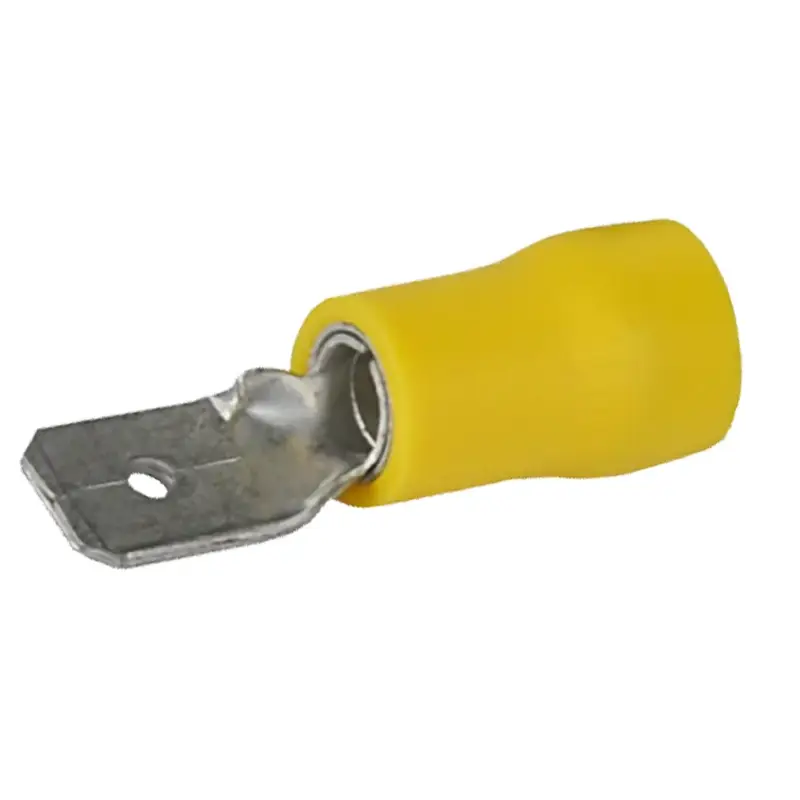 Flachstecker gelb 6,3 x 0,8 mm, für Kabel 4,0 - 6,0 mm², 10 Stück Aktuell