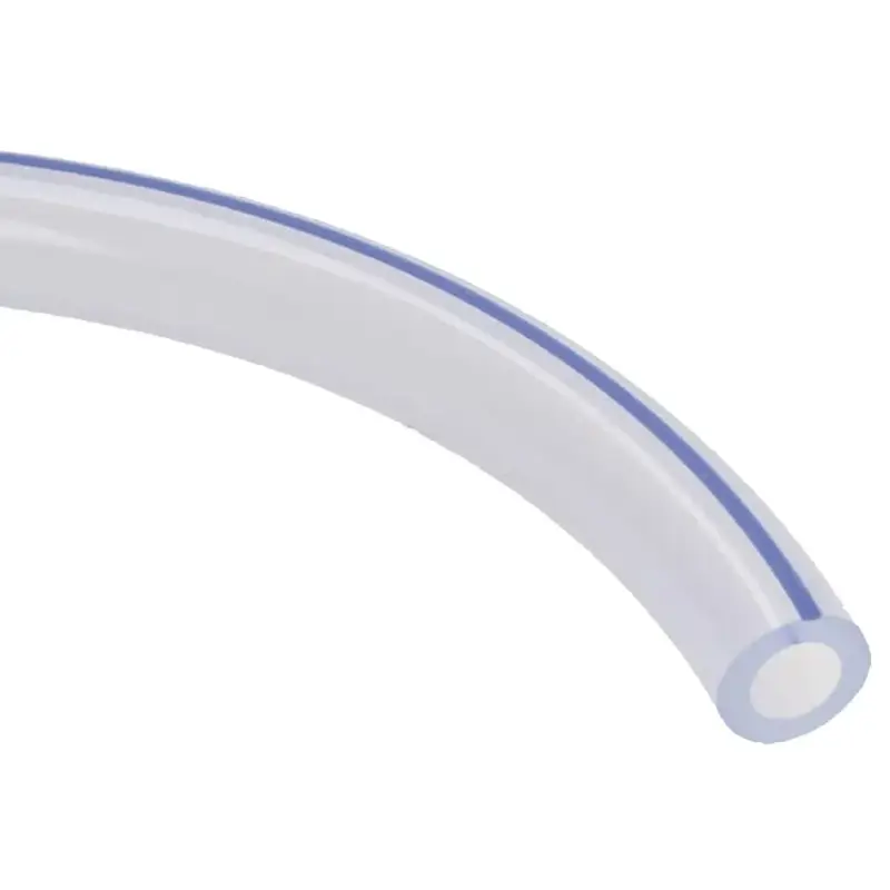 Günstig PVC Milchschlauch mit blauem Streifen, ø 16 mm