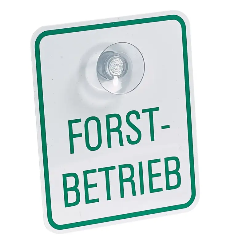 PKW-Schild Forstbetrieb Begrenztes Angebot