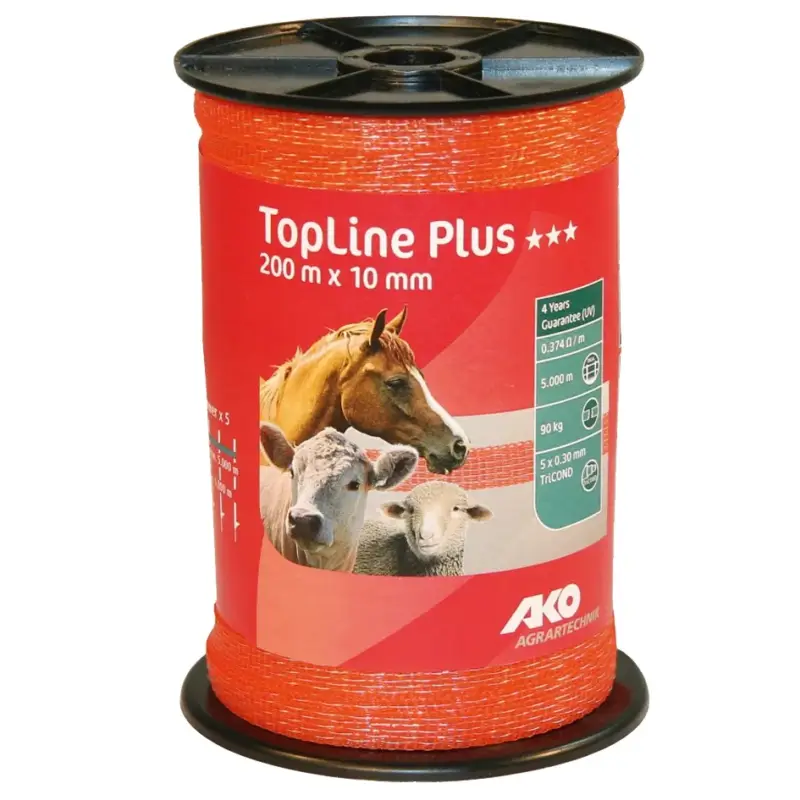 Sale Weidezaunband TopLine Plus orange 200 m x 10 mm
