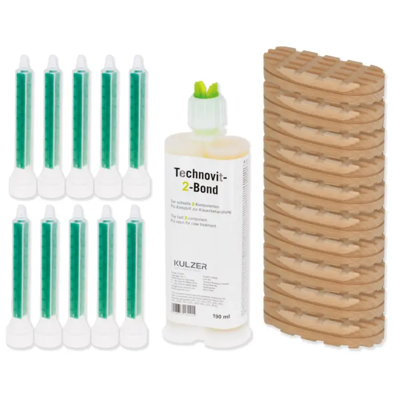 Preisreduziert Technovit®-2-Bond Starterset ohne Dosierpistole, 10er-Sortiment, 190 ml