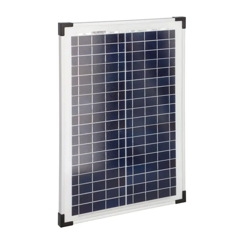 Jetzt Kaufen Solarmodul 30W inkl. Halterung mit Kroko-Klemmen