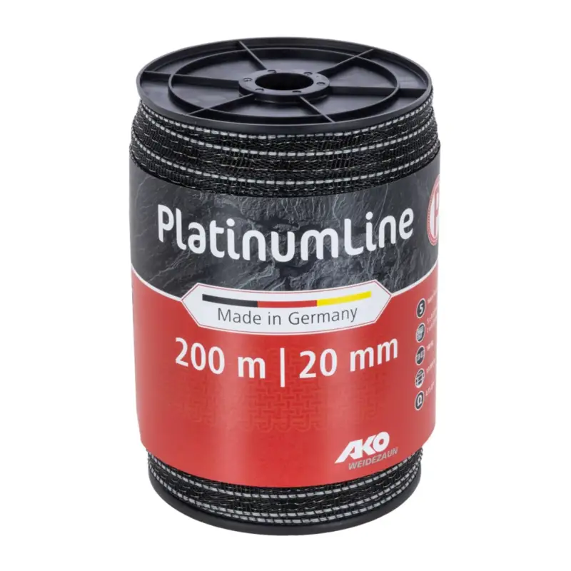 Markenprodukt AKO PlatinumLine Band schwarz / weiß 200m, 20mm
