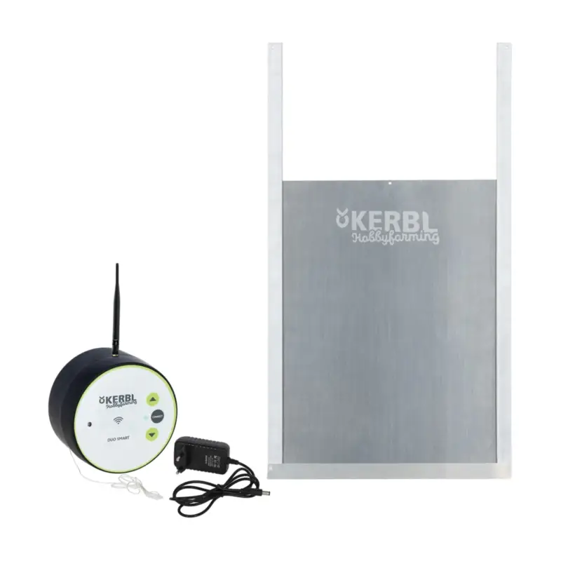 Automatische Hühnertür Duo Smart inkl. Schiebetür 300 x 400 mm Mega-Angebot
