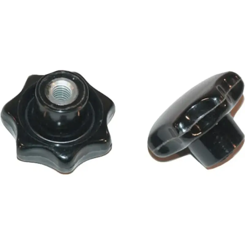 Geprüft Sterngriff mit Buchse M10 x 50 mm schwarz, 63361050