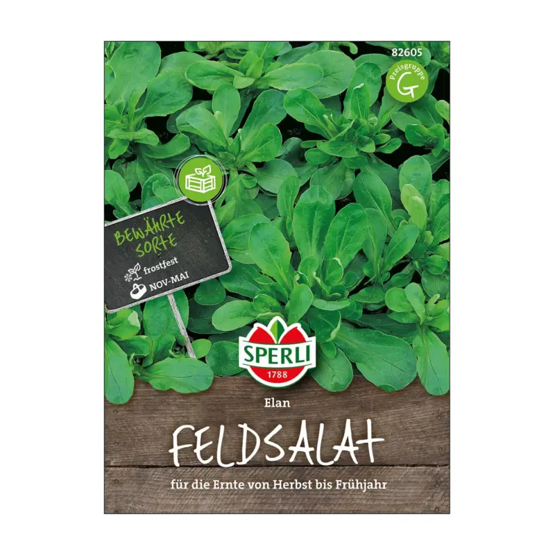 Gemüsesamen, Feldsalat 'Elan' Markenprodukt