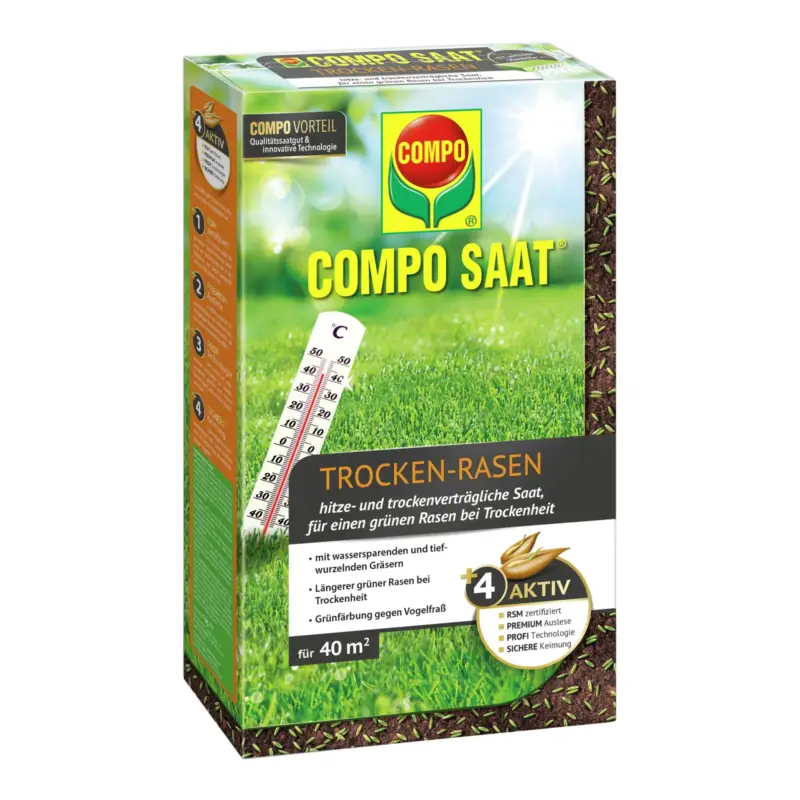 Sonderangebot Compo Trockenrasen, 1 kg, für ca. 40 qm, hitzerobuste Samenmischung