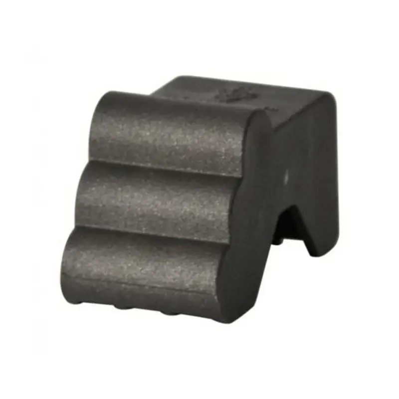 Ausverkauf Euro 3 Plast Fuß 'Piedino', anthrazit, ca. 7,7 x 4,1 x H 4,9 cm