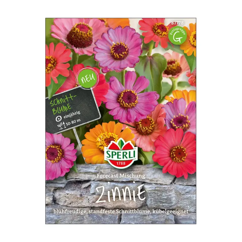 Highlight Blumensamenmischung, Zinnie 'Forecast'