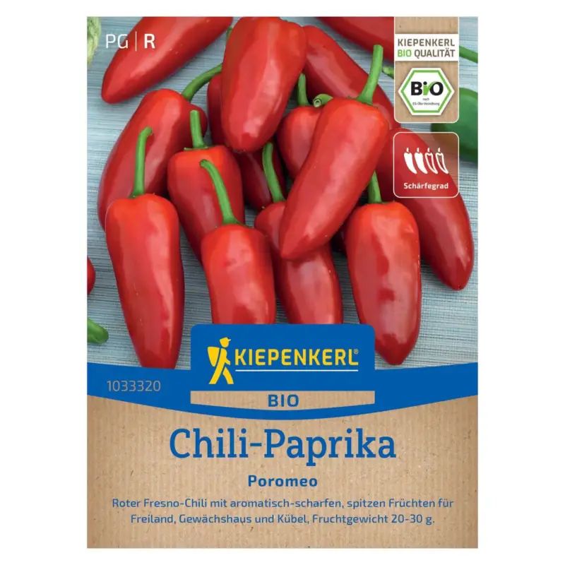 Letzte Chance Gemüsesamen, Paprika 'Poromeo', rot