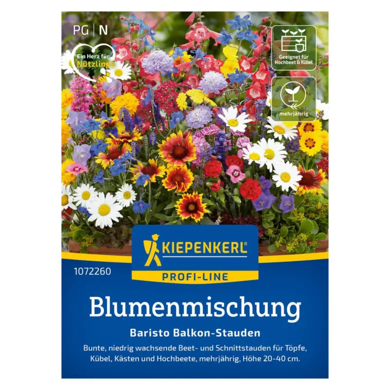 Highlight Saatgut, Blumenmischung Balkon-Stauden 'Baristo'