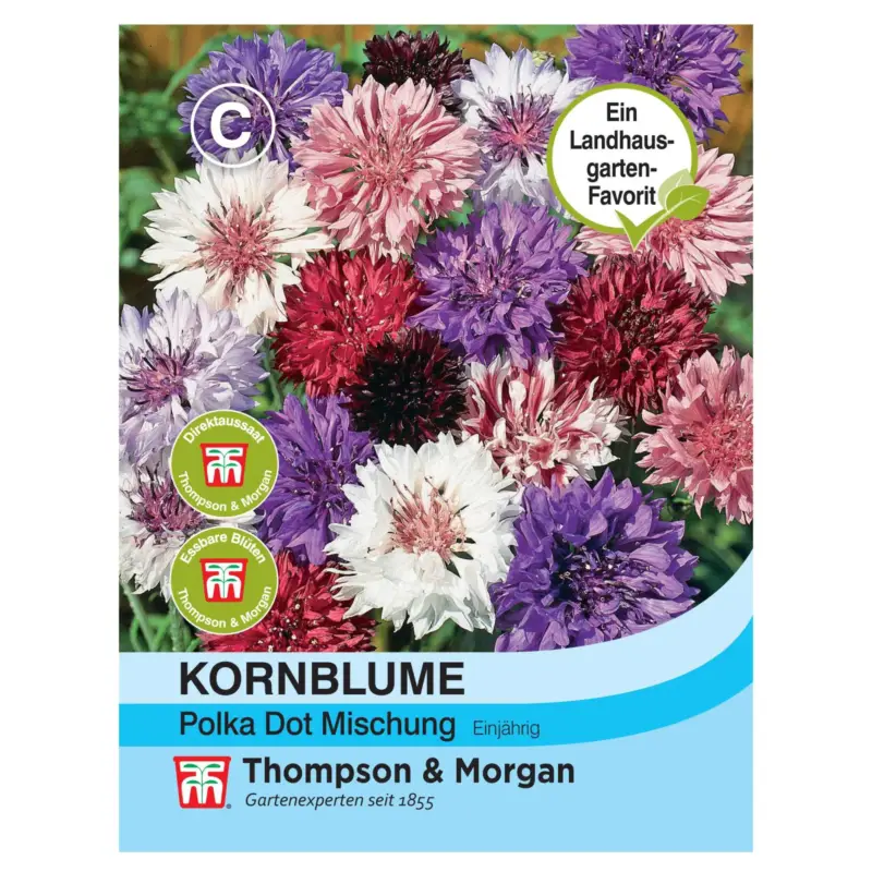 Samenmischung Kornblume 'Polka Dot' Echt