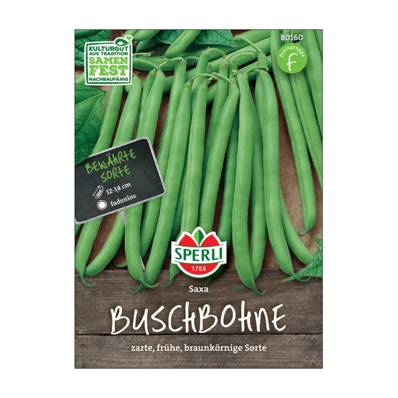 Gemüsesamen, Buschbohne 'Saxa' Billig