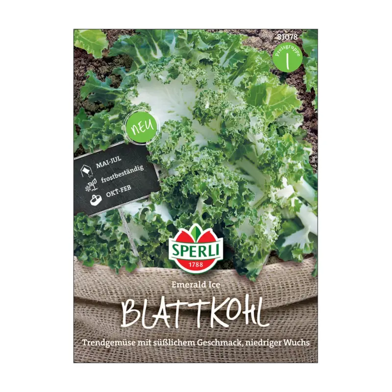 Gemüsesamen, Blattkohl 'Emmerald Ice' Sonderaktion