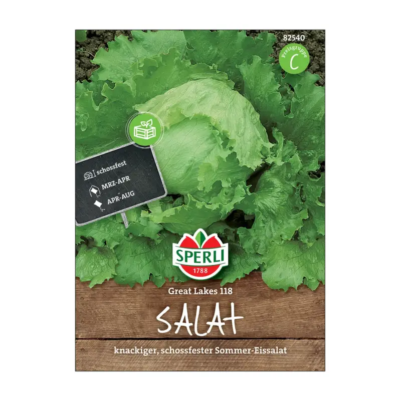 Gemüsesamen, Eissalat 'Great Lakes' Rabatt