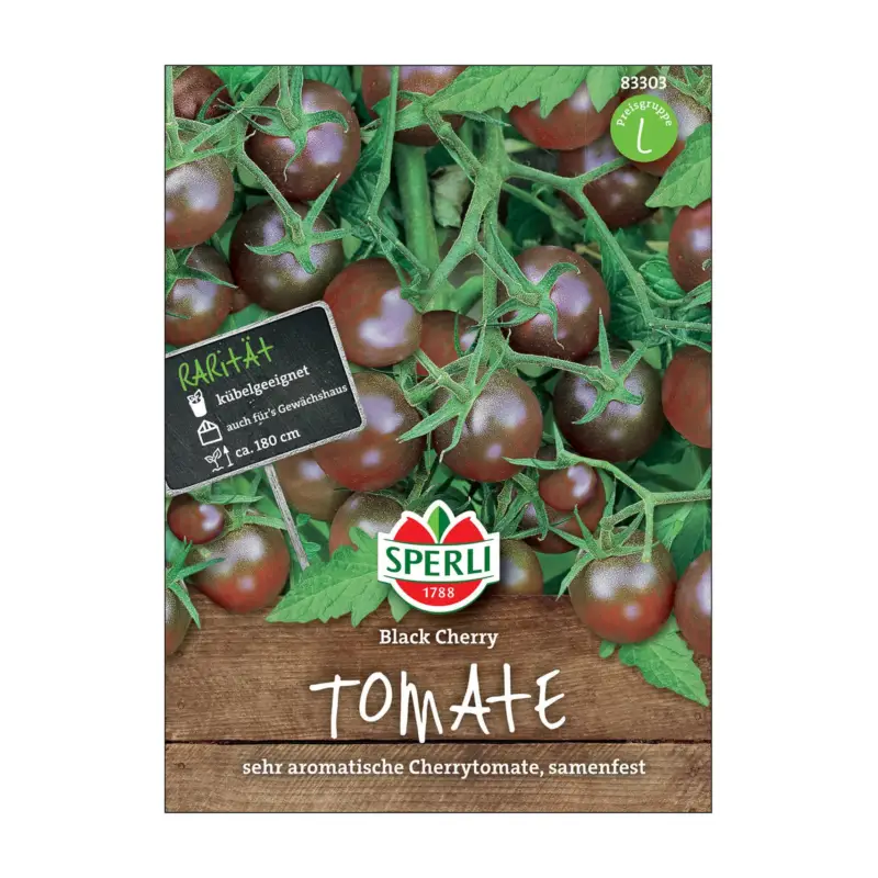 Gemüsesamen, Tomate 'Black Cherry' Echt