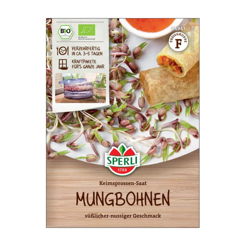 Meistverkauft Gemüsesamen, BIO-Sprossen Mungbohnen