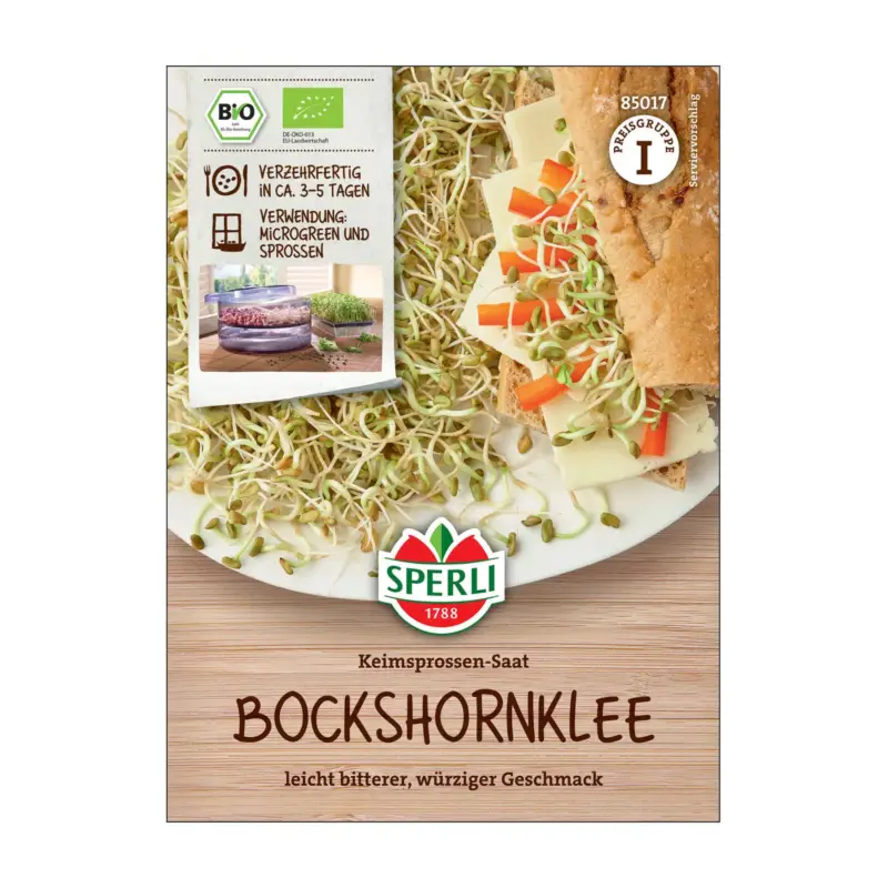 Top-Seller Gemüsesamen, BIO-Keimsprossen, Bockshornklee