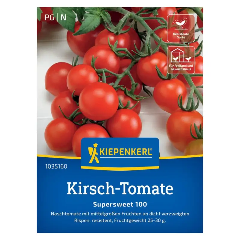 Zertifiziert Tomatensamen, Kirschtomate 'Supersweet'