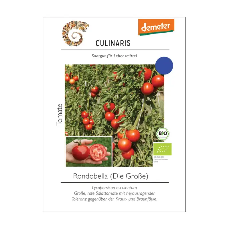 Solange Der Vorrat Reicht Tomatensamen, Freilandtomate 'Rondobella'