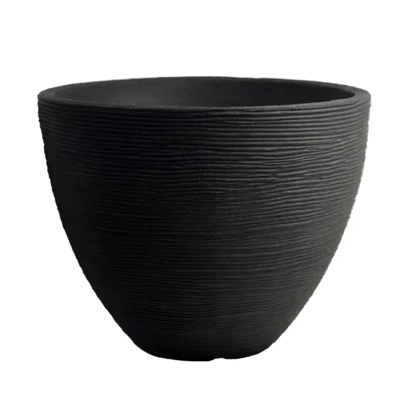 Kölle Pflanzgefäß 'Lara', anthrazit, ca. Ø 40 x H 31 cm Sonderangebot