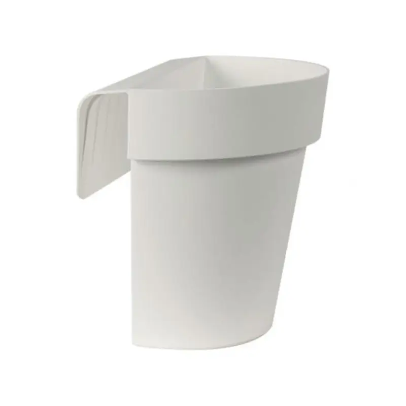 Euro 3 Plast Balkon-Hängetopf, weiß, ca. 25 x 20 x H 23 cm Nur Für Kurze Zeit