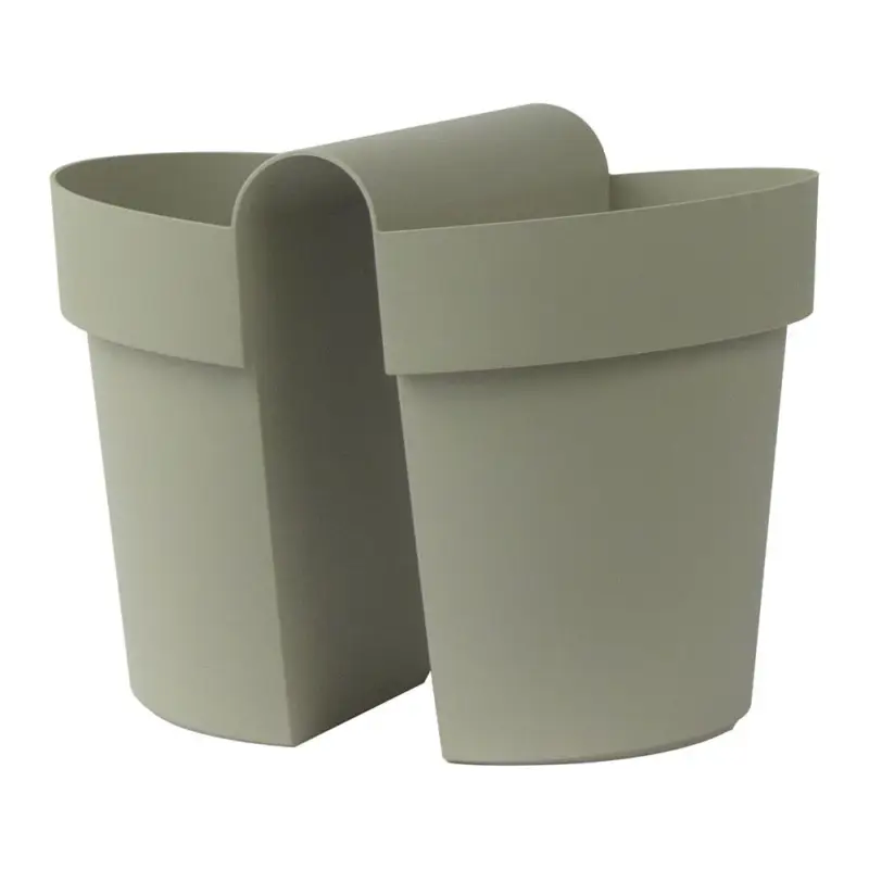 Euro 3 Plast Balkon-Hängetopf 'Be Up Duo', rosmarin, ca. 33 x 25 x H 25 cm Beliebt