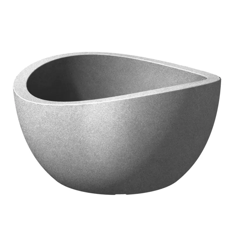 Bestseller Scheurich Pflanzschale 'Wave Globe Bowl', stony grey, ca. Ø 40 x H 21 cm