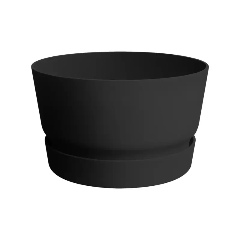 Bestseller Elho Pflanzschale 'Greenville 33', living black, ca. Ø 33 x H 19,5 cm