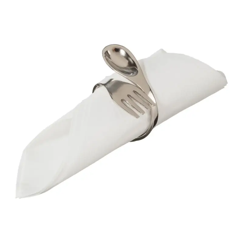 Top-Preis Serviettenring Cook, 8er-Set, Aluminium, Silber, 5,0 x 8,0 x 3,5 cm