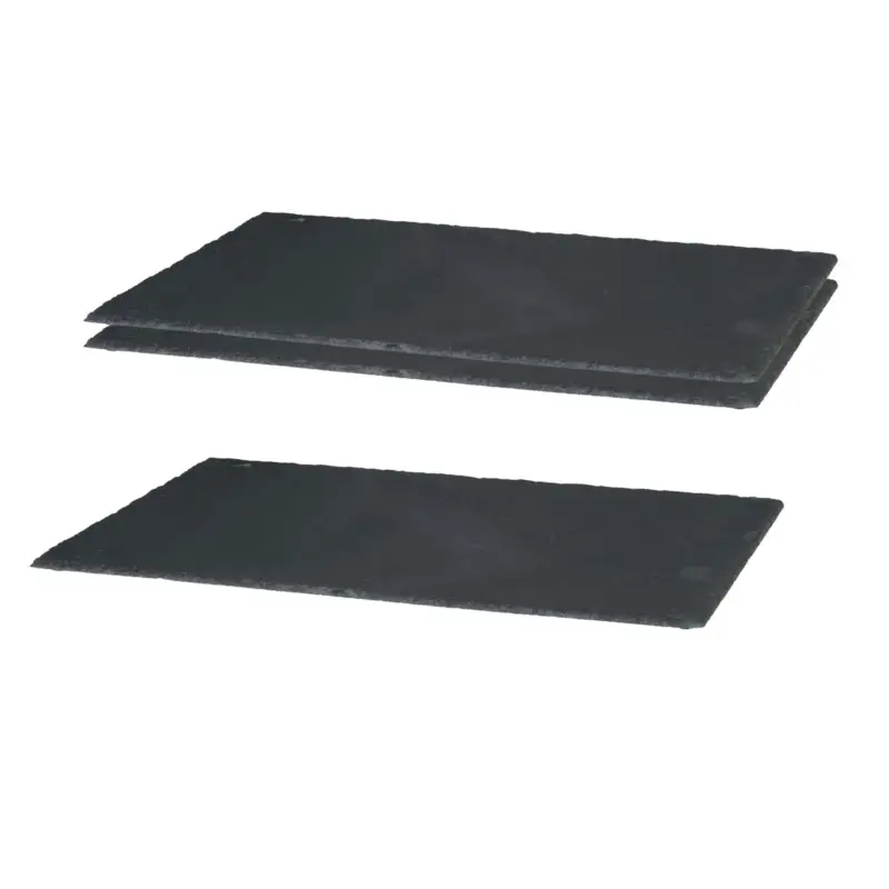 Schiefer-Dekoplatte, 3er-Set, Anthrazit, 30 x 45 x 0,5 cm Sofort Bestellen
