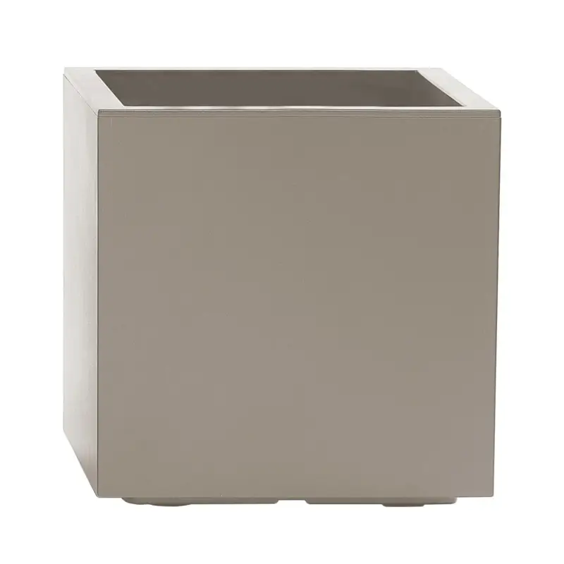 Bestseller Euro 3 Plast Pflanztrog 'Kebe', taupe, ca. 39,5 x 39,5 x H 39,5 cm