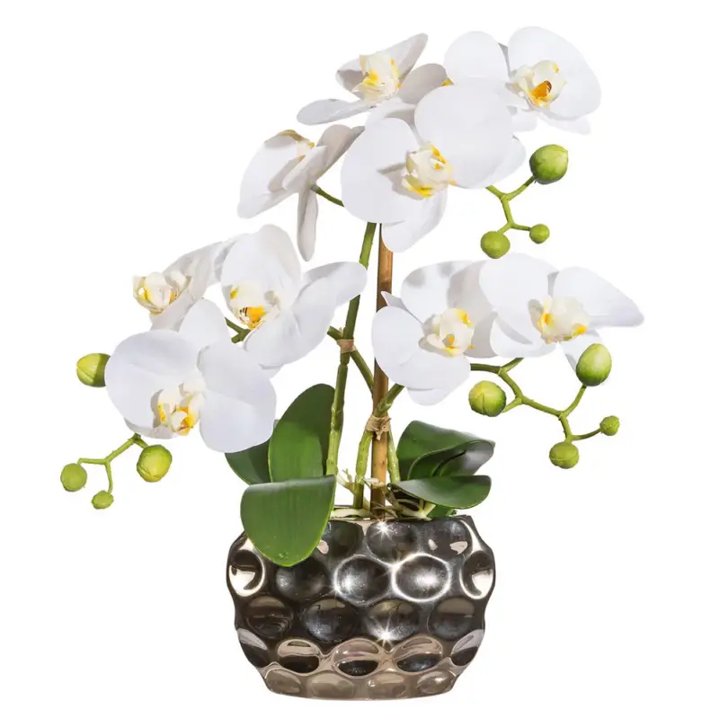 Kunstpflanze Phalaenopsis weiß, Höhe ca. 30 cm Preis Gesenkt
