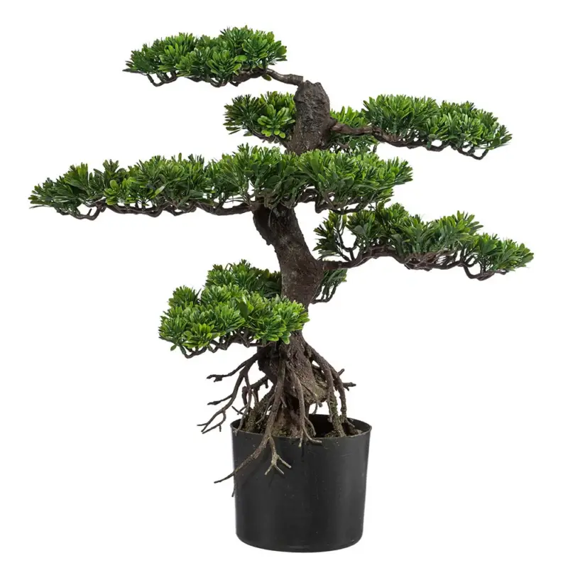Kunstpflanze Bonsai Zeder, Höhe ca. 65 cm Rabatt