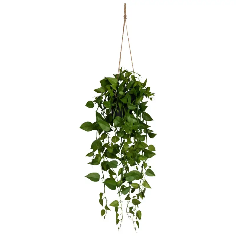 Künstlicher Philodendron-Hänger, Höhe ca. 75 cm Preisreduziert