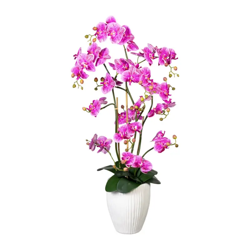 Kunstpflanze Phalaenopsis 'Real Touch', lilapink, Höhe ca. 110 cm Bestpreis