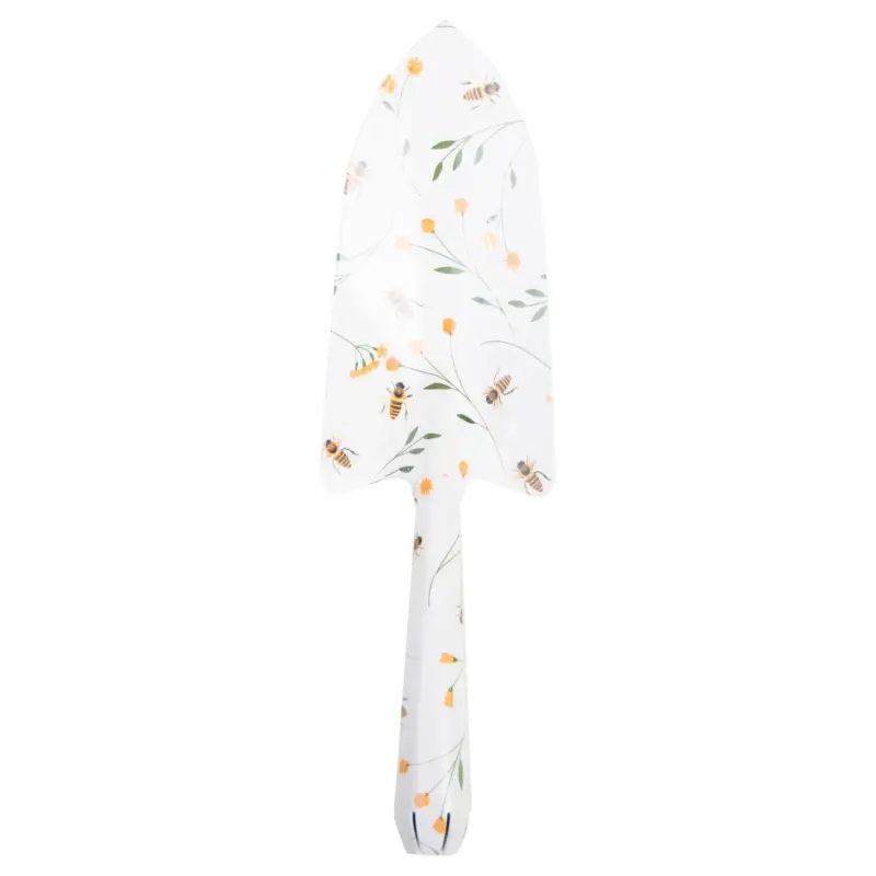 Blumenkelle mit Bienenmuster, bunt, Weichstahl, 7,9 x 3 x 27,6 cm, 0,14 kg Knallerangebot