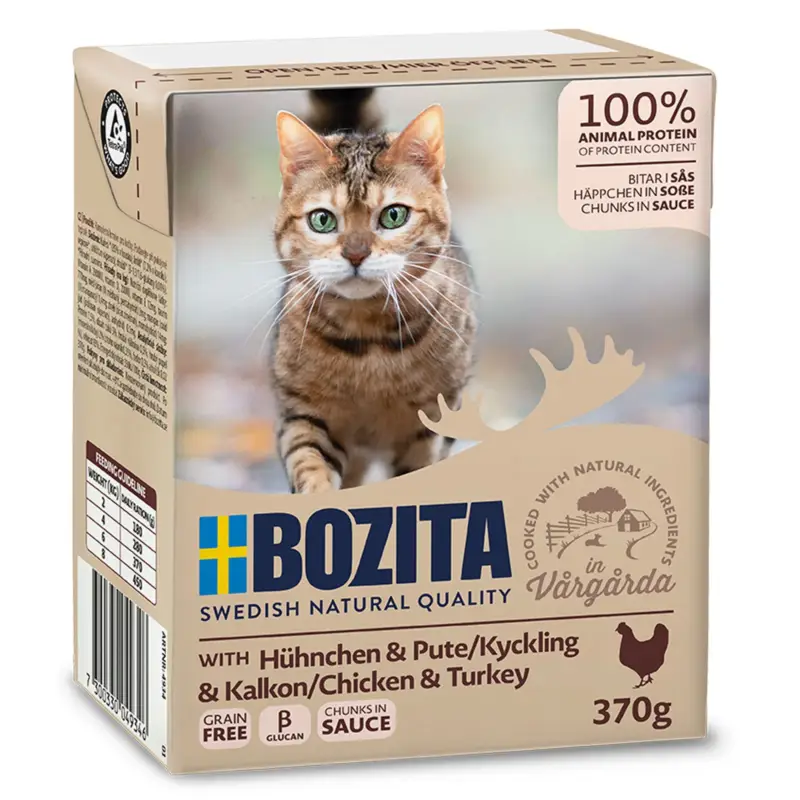Bozita Katzenfutter, Huhn & Pute, 370 g Sichere Zahlung