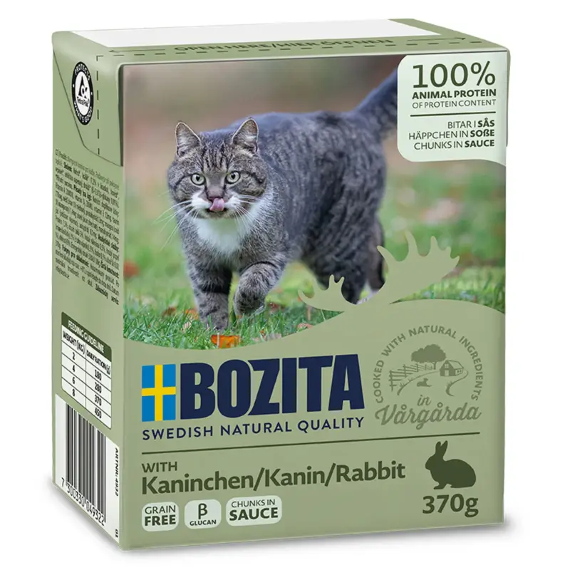 Bozita Katzenfutter, Kaninchen, 370 g Garantierte Lieferung