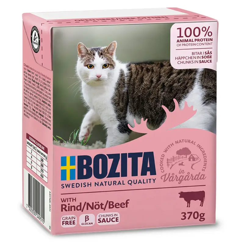 Rabatt Bozita Katzenfutter, Rind, 370 g