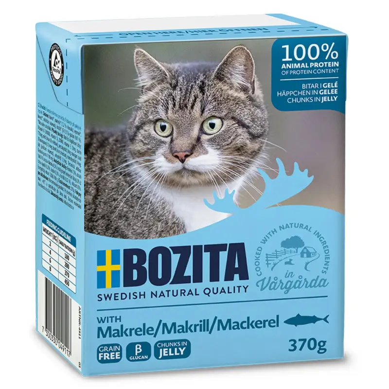 Neu Im Sortiment Bozita Katzenfutter, Makrele, 370 g