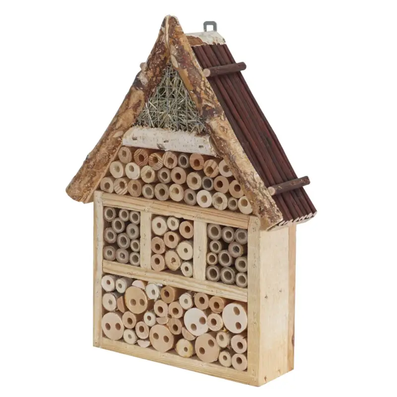 Insektenhotel klein, natur, Höhe ca. 39 x 9 x 26 cm Solange Der Vorrat Reicht