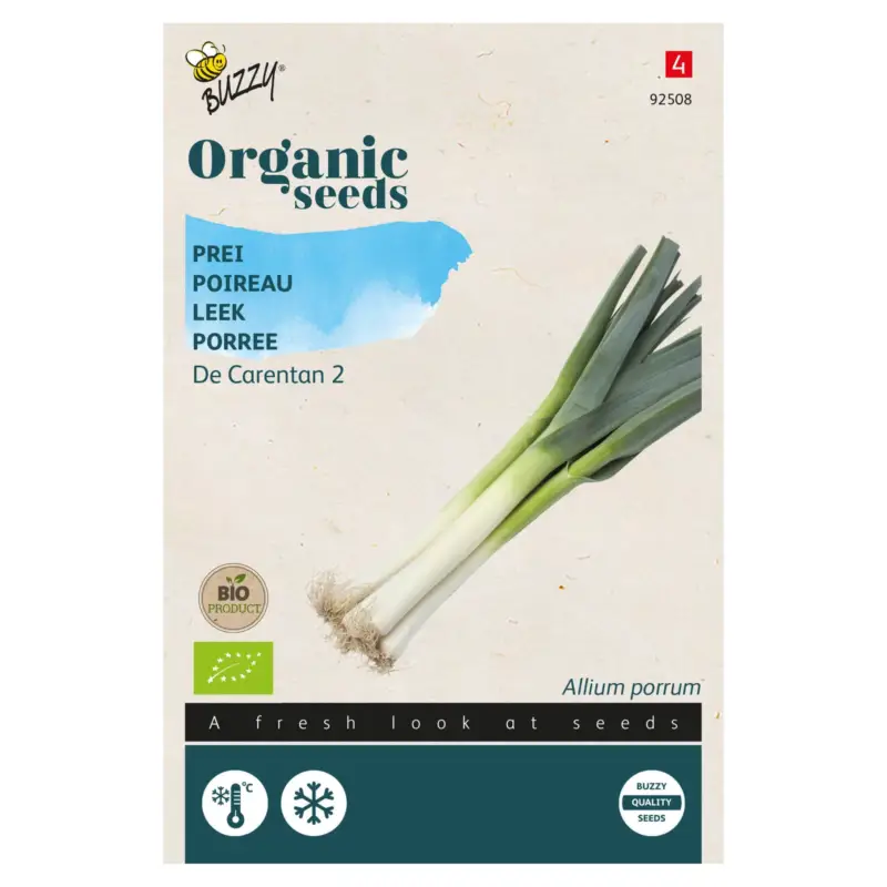 Bio Gemüsesamen, Bio-Porree 'De Carentan 2', grün, 1,5 g Bestpreis
