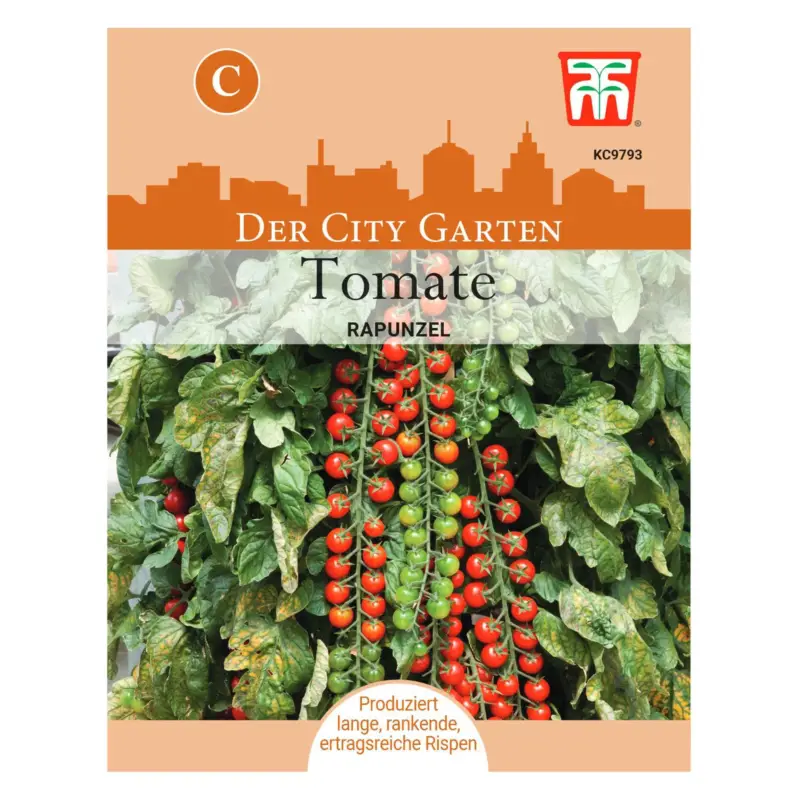 Echt Gemüsesamen, Tomate 'Rapunzel', rot, 4 Stück